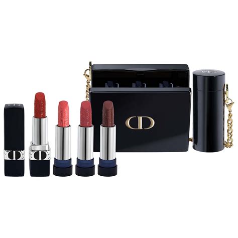 dior rouge lipstick set|christian dior lipstick set.